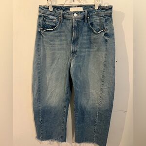 lil mother half pipe ankle fray jeans womens petite size 31